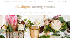 Desktop Screenshot of dupreecatering.com